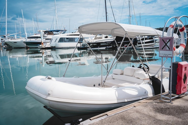 Boat Lift installation in Cape Coral, FL